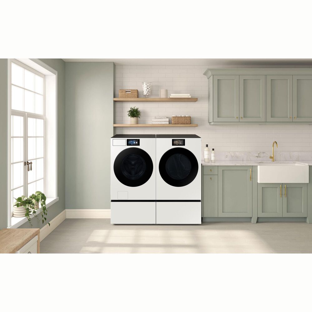 Samsung Bespoke 7.6 Cu. Ft. Ultra Capacity Front Load Gas Dryer with AI Home and AI OptiDry+ in Dark Steel, , large