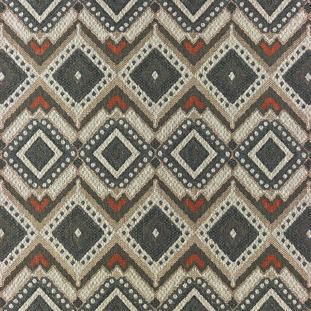 Oriental Weavers Latitude 7&#39;10&quot; x 10&#39; Grey Area Rug, , large