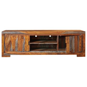Pacific Landing 59" TV Console in Natural and Dark Grey, , large