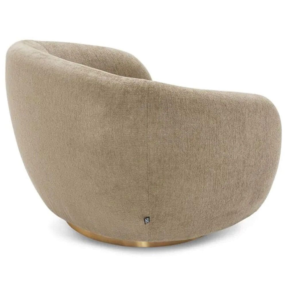 Eichholtz Brice Swivel Chair in Hastings Beige, , large
