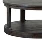 Nicolette Home Boswell Round Cocktail Table with Caster in Peppercorn, , large