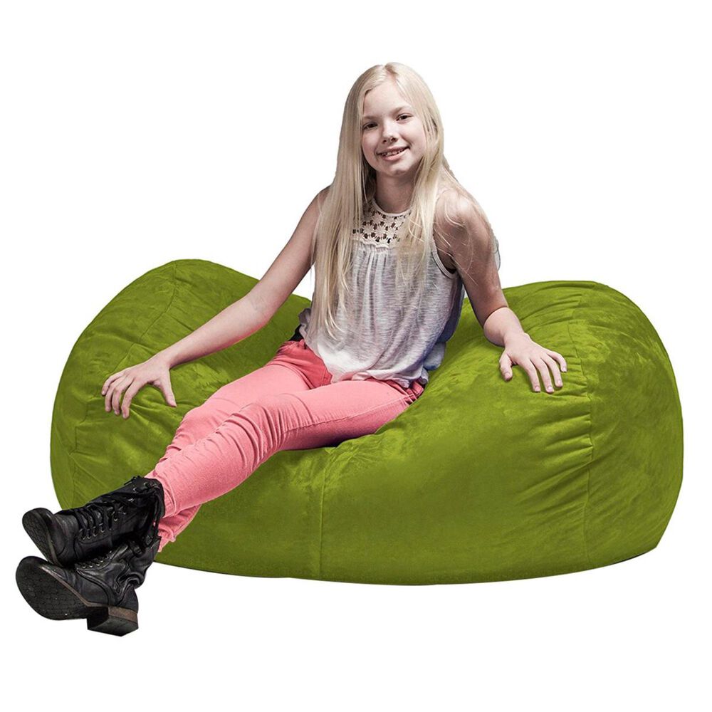 Jaxx 4&#39; Lounger Bean Bag in Lime, , large
