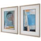 Uttermost Brilliant Clouds 29" x 15" Abstract Print in Natural (Set of 2), , large