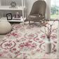 Safavieh Monaco MNC205R 4" x 5"7" Ivory and Pink Area Rug, , large