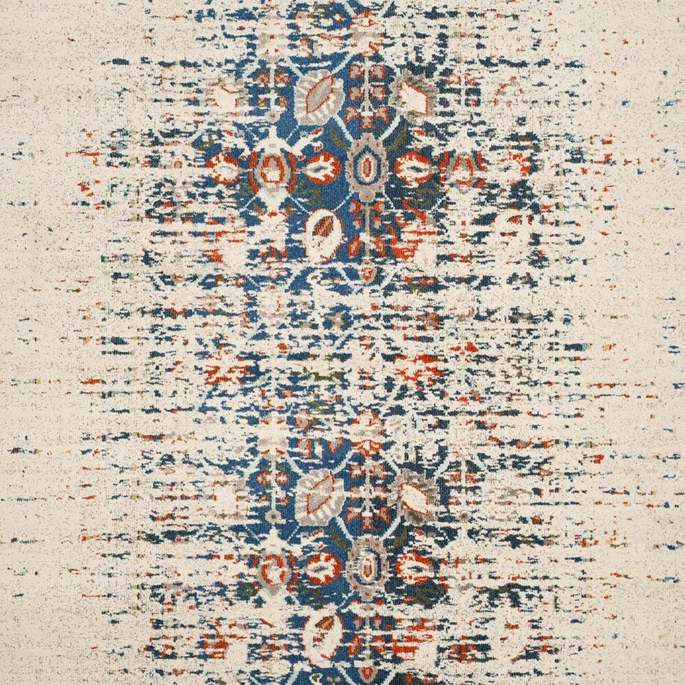 Safavieh Monaco MNC208M-212 2&#39;2&quot; x 12&#39; Ivory/Blue Runner, , large