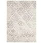 Nourison Damask DAS03 8" x 10" Ivory Area Rug, , large