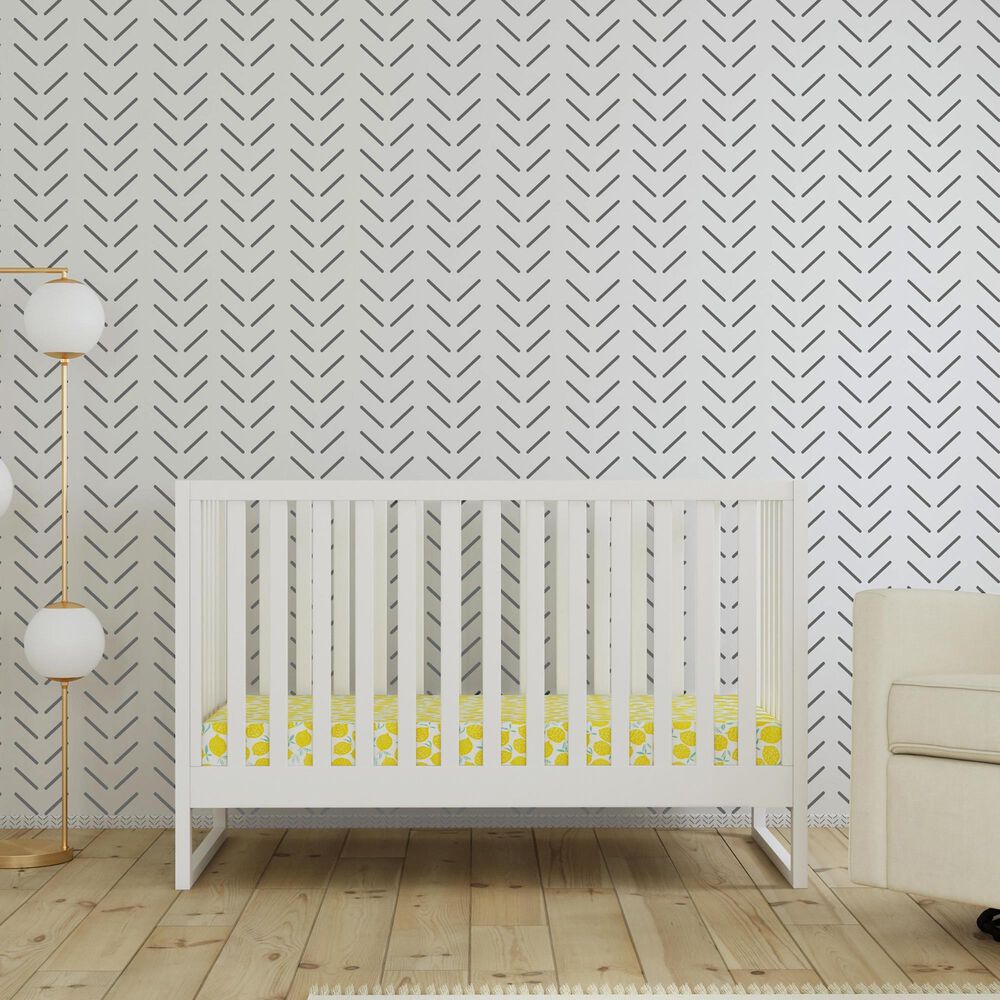 New Haus Hunter 3-In-1 Convertible Crib in White, , large