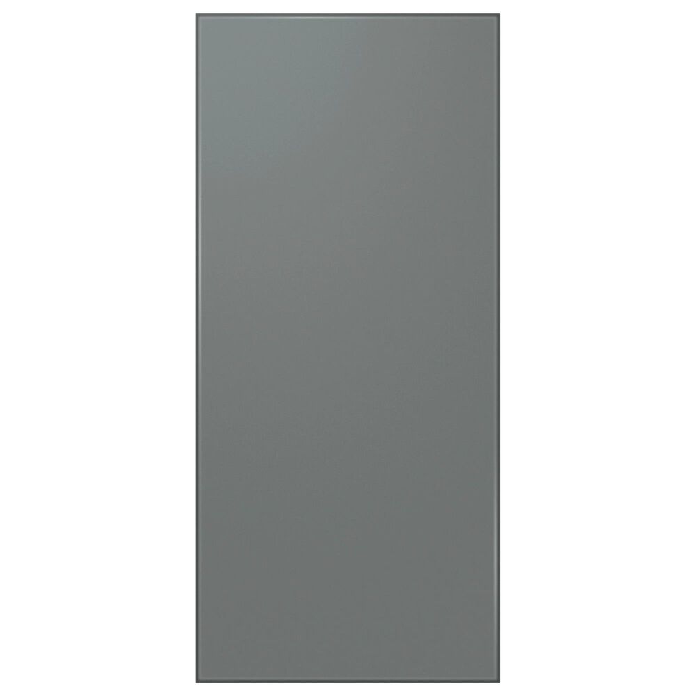 Samsung Bespoke 4-Door Flex Refrigerator Top Panel in Grey Glass, , large