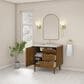 James Martin Laurent 36" Single Bathroom Vanity in Honey Oak with 3 cm Eternal Jasmine Pearl Silestone Top and Rectangular Sink, , large