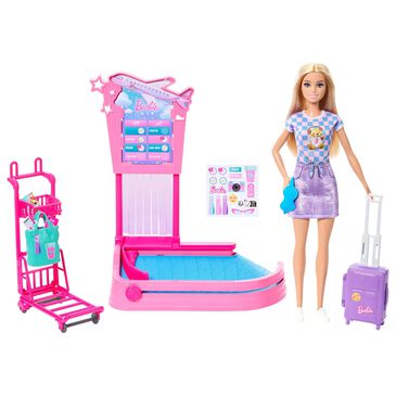 Barbie Family and Friends - Malibu Travel Doll with Accessories, , large