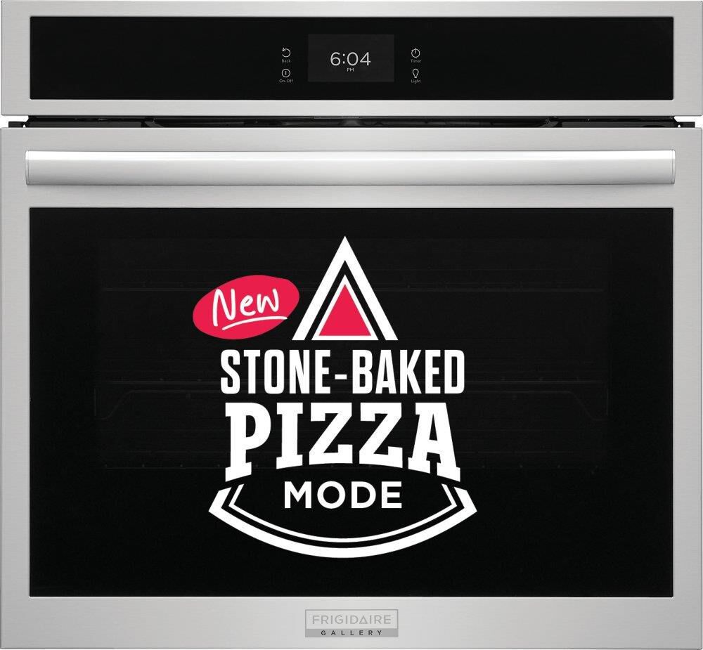 Frigidaire Gallery 30" Single Wall Oven with Stone Baked Pizza in Stainless Steel, , large