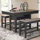 Ashley Tyler Creek Counter Height Table in Textured Black, , large