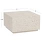 Linon Home Decor Partia Capiz Square Coffee Table in Cream, , large