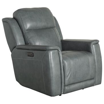 Bassett Conover Power Wall Recliner with Power Headrest and Lumbar in Blue, , large