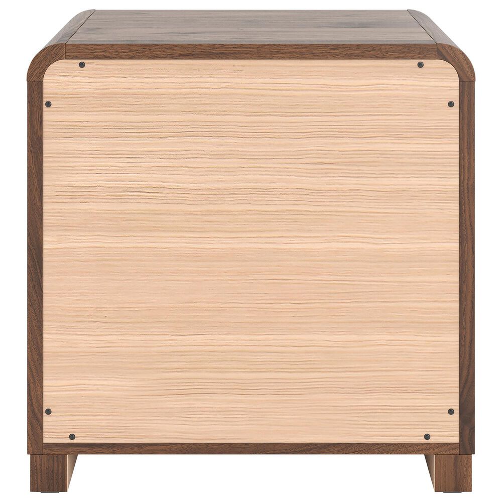 Ashley Fortlorn 2-Drawer Nightstand in Walnut Brown, , large