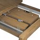Four Hands Noeline Double Extension Dining Table in Resawn Worn Oak - Table Only, , large