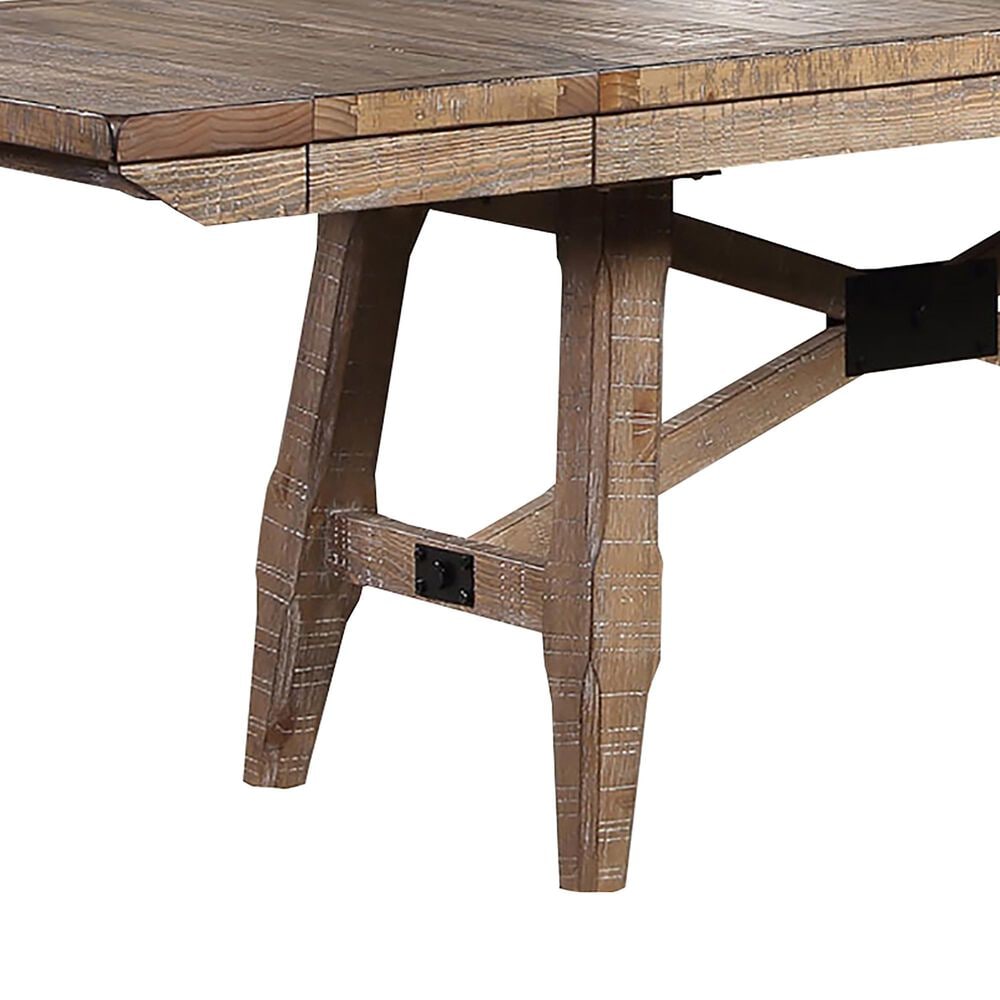 Steve Silver Riverdale 96&quot; Dining Table in Driftwood - Table Only, , large