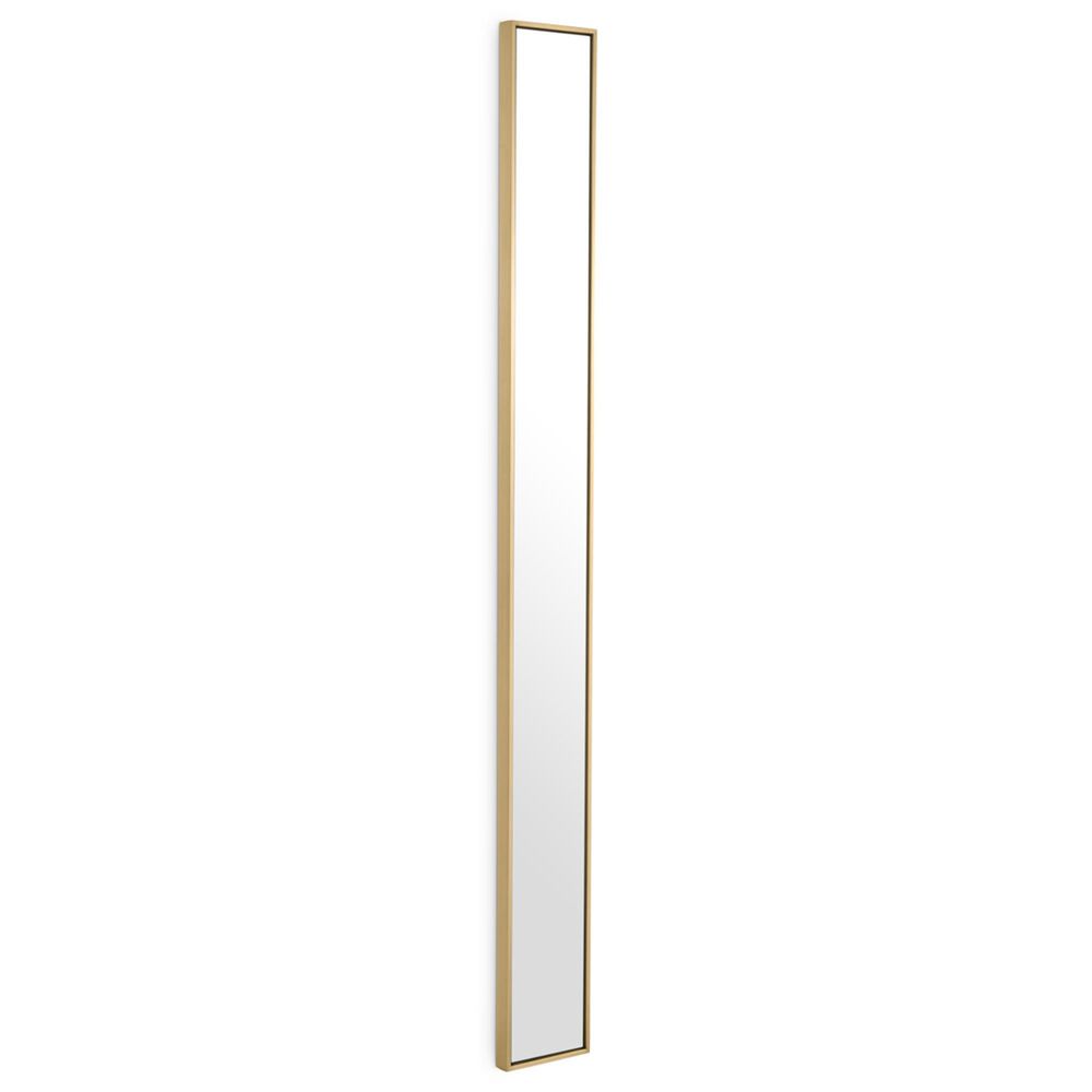 Eichholtz Redondo M Rectangle Wall Mirror in Brushed Brass, , large