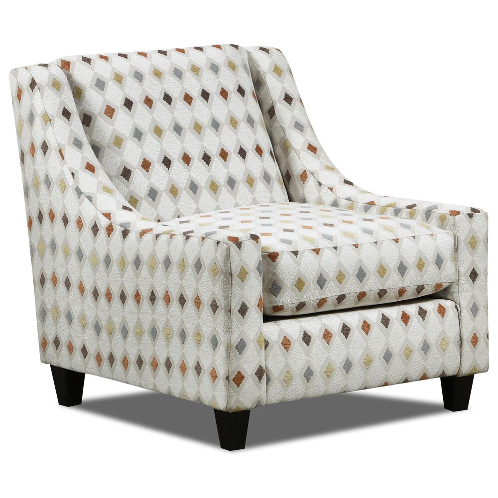 Xenia Wowza Sand Accent Chair in Mara Patina, , large