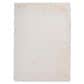 Linon Maven Faux Rabbit 5" x 7" White Area Rug, , large