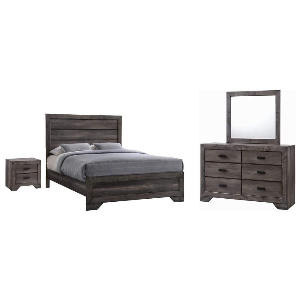 Mayberry Hill Nathan 4-Piece King Bedroom Set in Gray Oak, , large