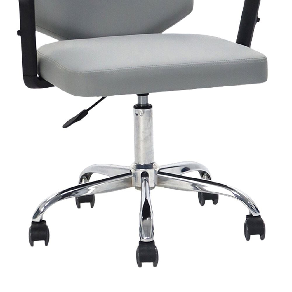 Impressions Vanity Mandalorian Swivel Chair in Silver, , large