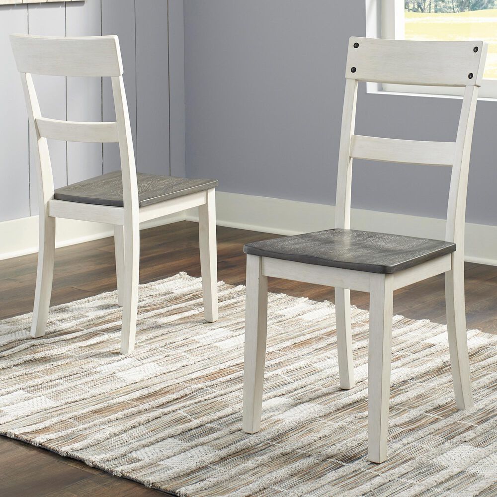 Ashley Nelling Dining Chair in Two-tone &#40;Set of 2&#41;, , large