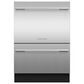 Fisher & Paykel Door Panel for 24" Integrated Double Dishwasher in Stainless Steel, , large