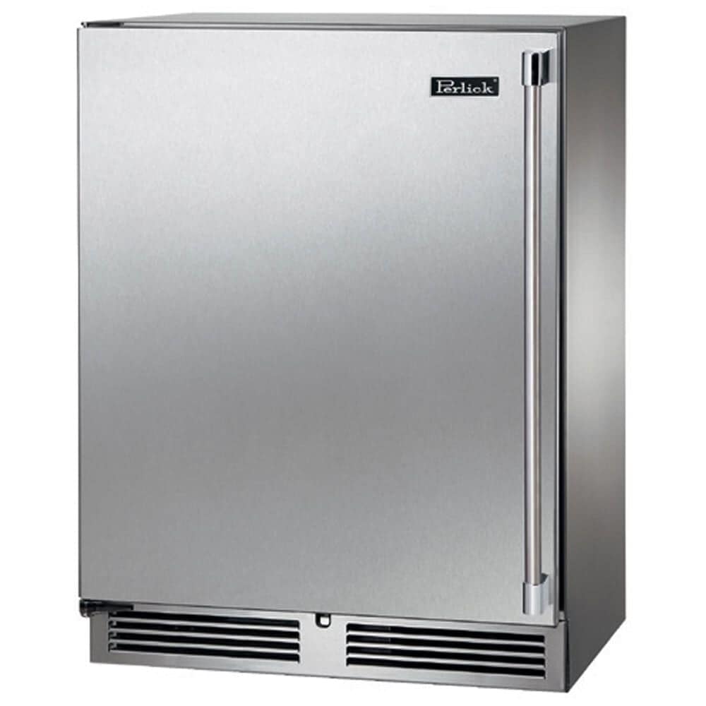 Perlick Signature Series 24" Marine Refrigerator with Left Hinge Door in Stainless Steel, , large