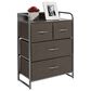 mDesign 4-Drawer Chest in Charcoal, , large