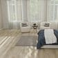 Nourison Courtyard Ivory and Charcoal 3" x 5" Indoor/Outdoor Area Rug, , large