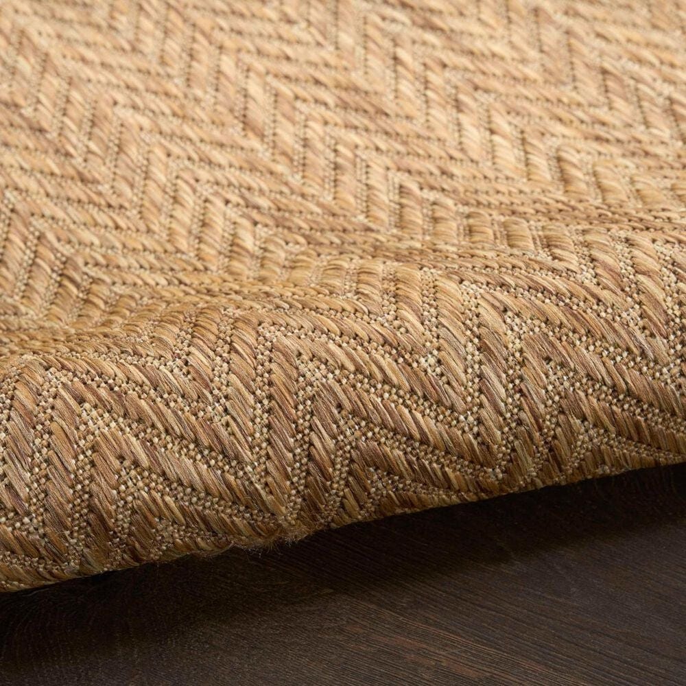 Nourison Horizon HOZ02 Natural 6&#39; x 9&#39; Indoor/Outdoor Area Rug, , large