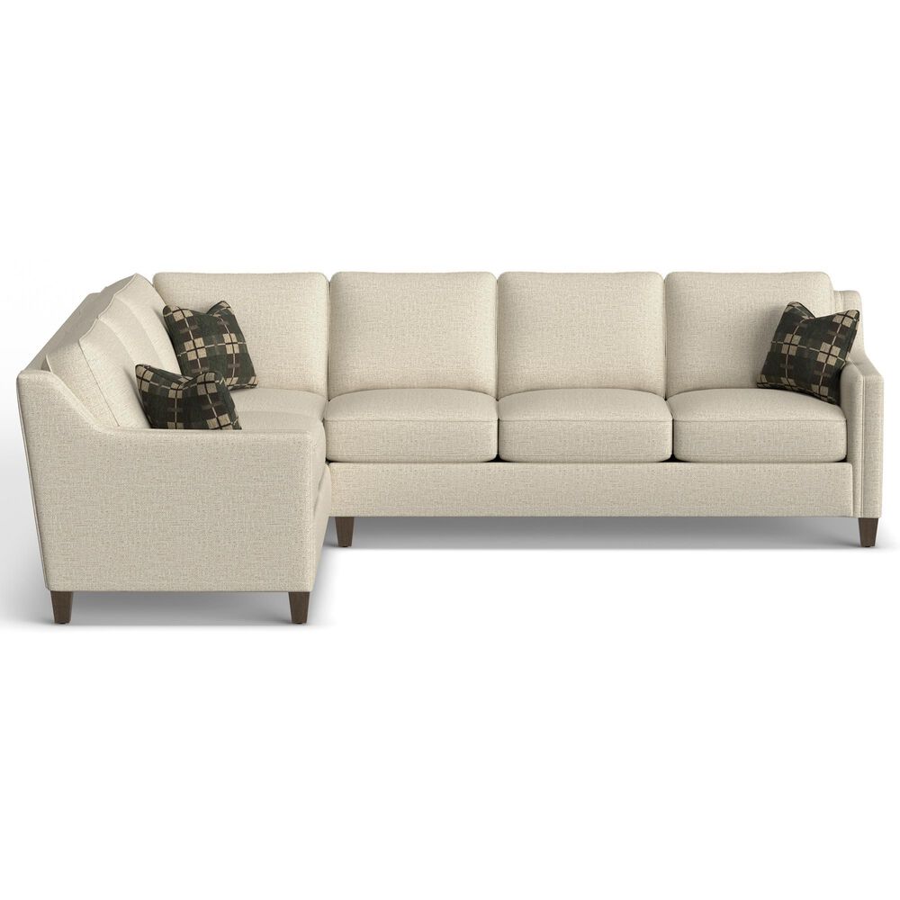 Flexsteel Finley 2-Piece Left Facing Sectional in Oatmeal, , large