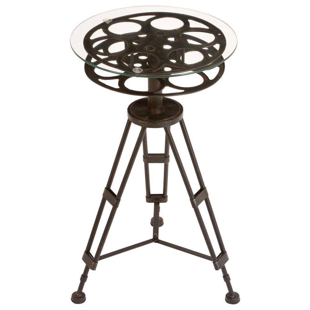 Maple and Jade Eclectic Accent Table in Black, , large