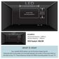 CorLiving 19" x 24" Full-Motion H-Frame TV Wall Mount in Black, , large
