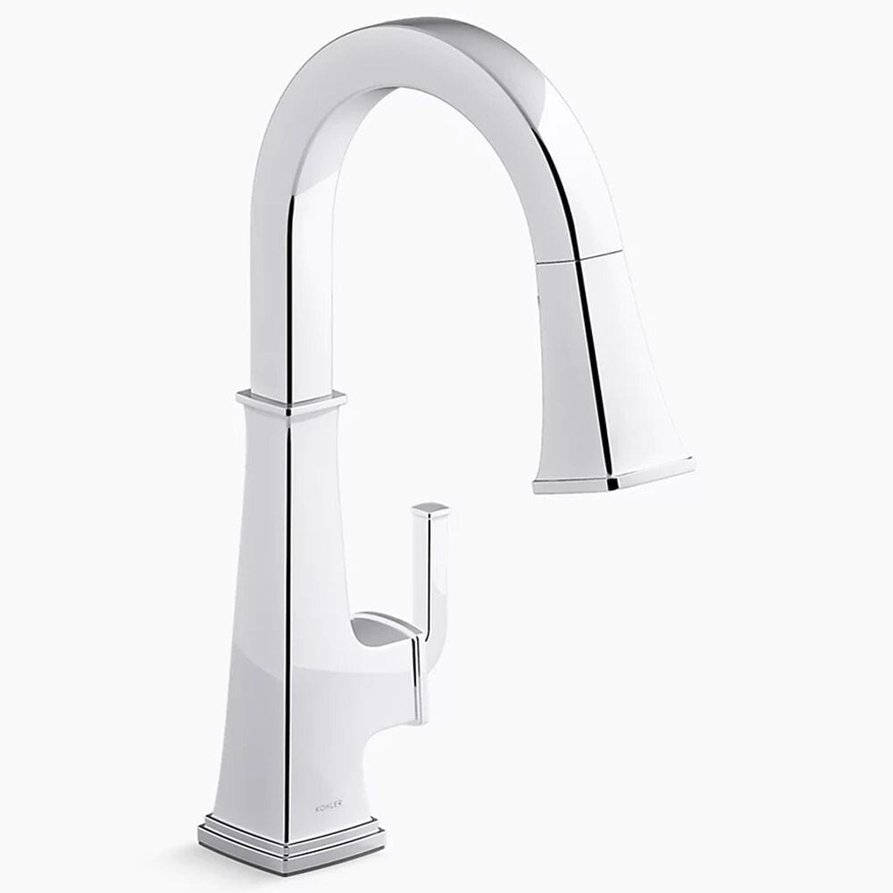 Kohler Riff Pull-Down Kitchen Sink Faucet in Polished Chrome, , large