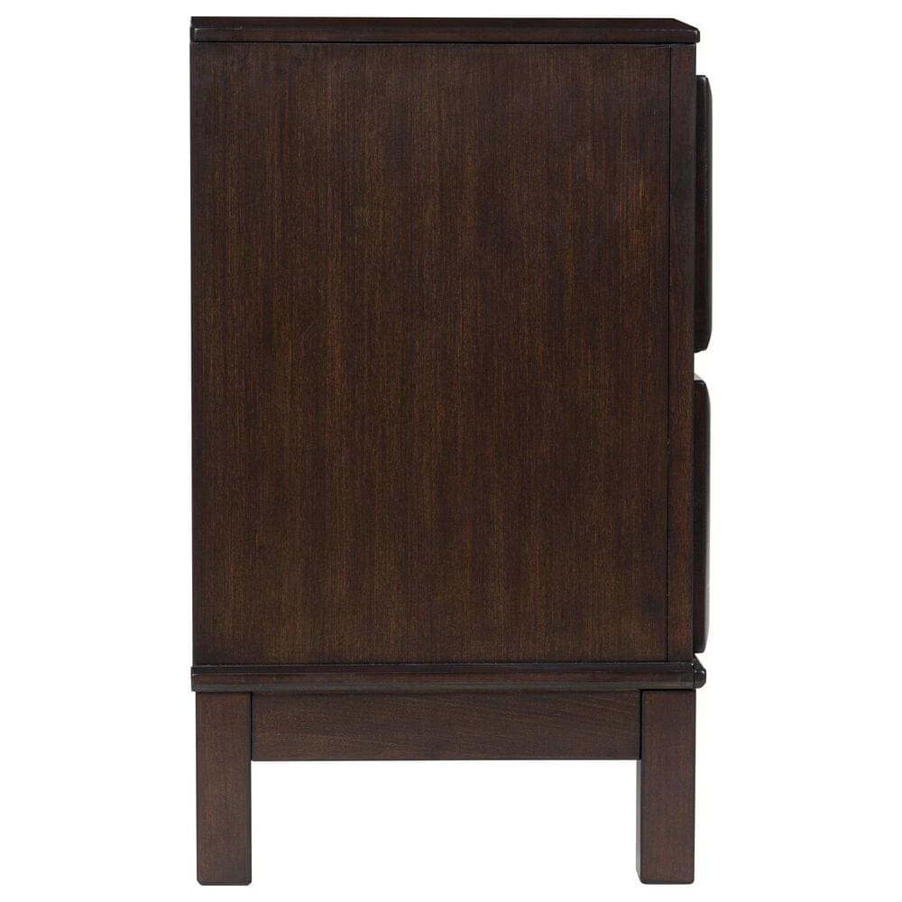 Ashley Vanmore 5-Piece Queen Storage Bedroom Set in Dark Brown, , large