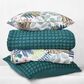 J. Queen Bold Cloud Puff 3-Piece King/Cal King Quilt Set in Teal, , large