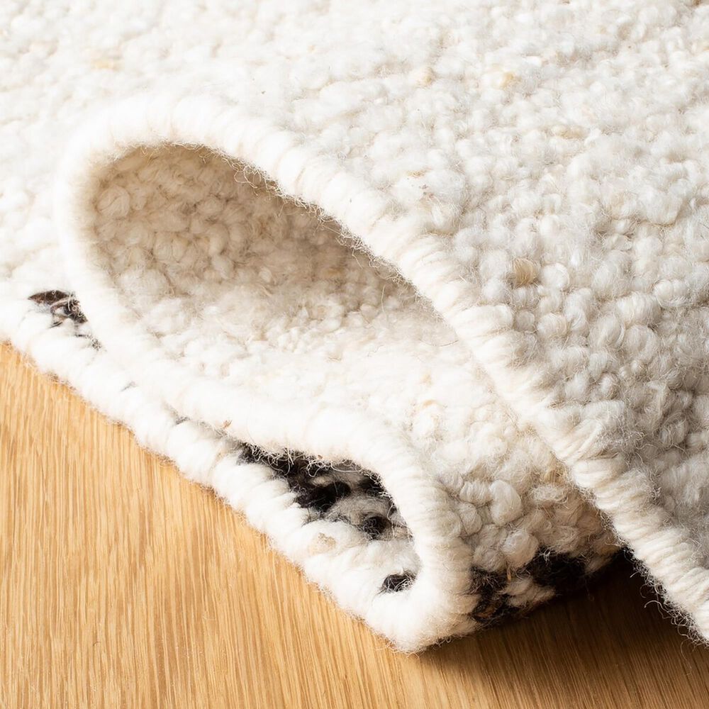 Safavieh Natura NAT328Z 3&#39; x 5&#39; Black and Ivory Area Rug, , large