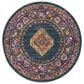 Safavieh Madison MAD133C 5"1" Round Blue and Fuchsia Area Rug, , large