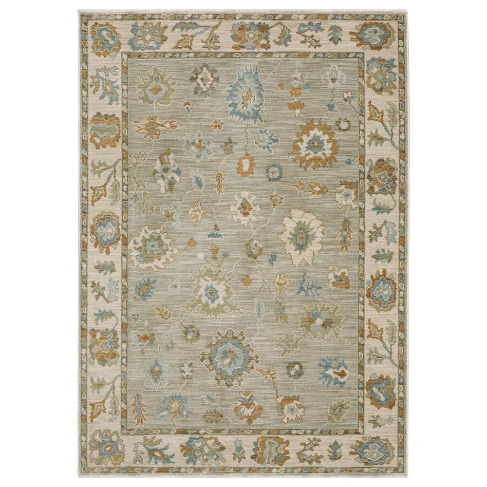 Oriental Weavers Maeve MAE11 Grey and Blue 2"3" x 7"6" Runner, , large