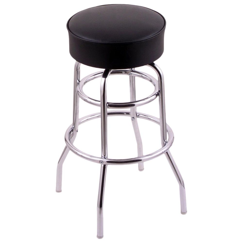 Holland Bar Stool C7C1 Classic Series 30" Swivel Bar Stool in Black Vinyl/Chrome, , large