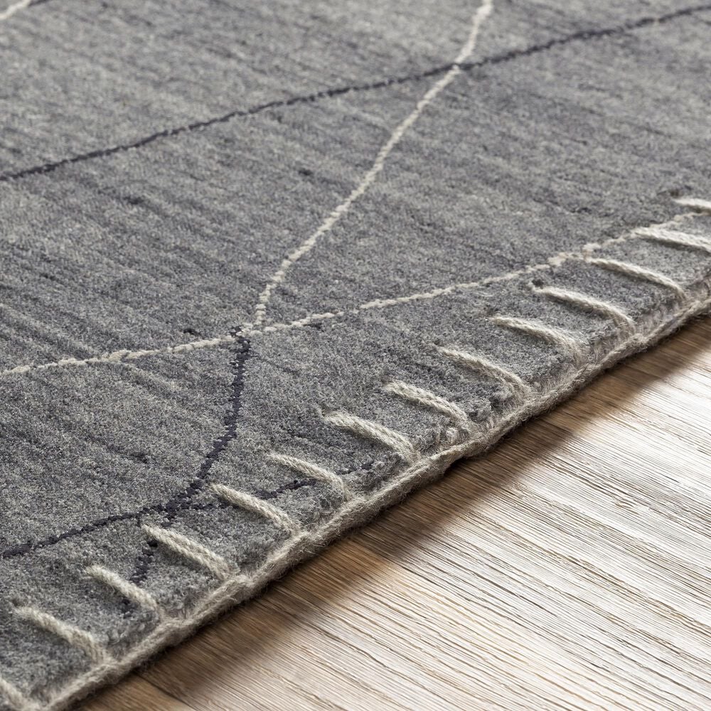 Surya Arlequin 10&#39; x 14&#39; Charcoal, Medium Gray and Black Area Rug, , large
