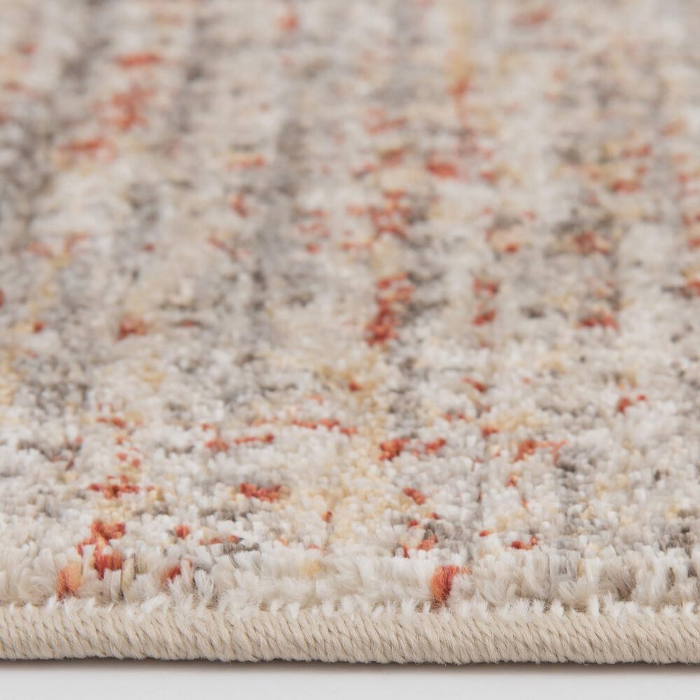 Central Oriental Minerva Mitch 7&#39;10&quot; x 9&#39;10&quot; Storm and Spring Area Rug, , large