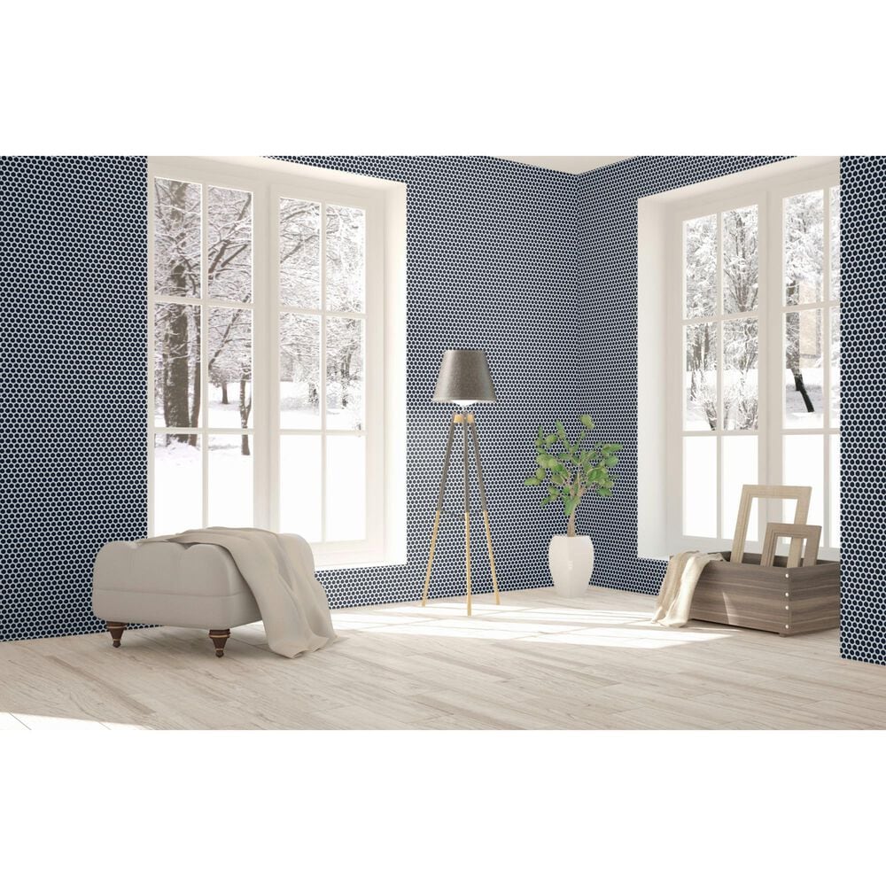 Dal-Tile Color Wheel Navy 13&#39;&#39; X 11&#39;&#39;Ceramic Mosaic Sheet, , large
