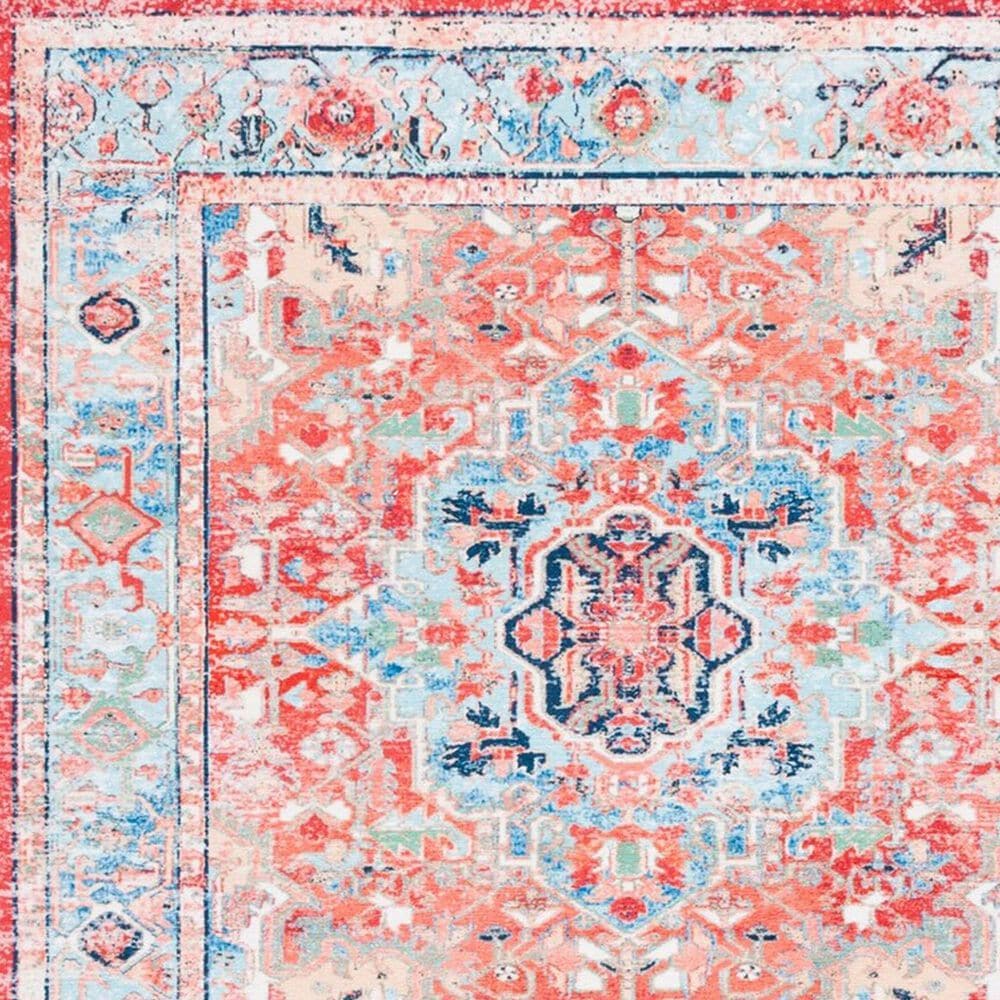 Safavieh Riviera 9&#39; x 12&#39; Light Blue and Red Area Rug, , large