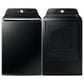 Samsung 4.7 Cu. Ft. Smart Top Load Washer and 7.4 Cu. Ft. Gas Dryer Laundry Pair in Brushed Black, , large