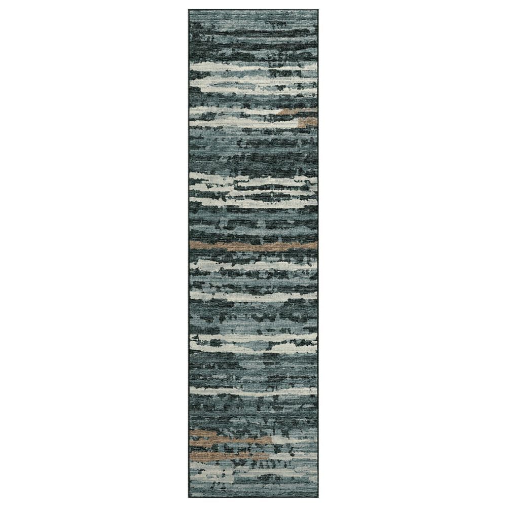 Dalyn Rug Company Brisbane Striped 2"3" x 7"6" Midnight Runner, , large