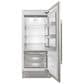 Fulgor Milano 700 Series 21.54 Cu.Ft. Built-In Fridge Column with Right Hinge in Stainless Steel, , large