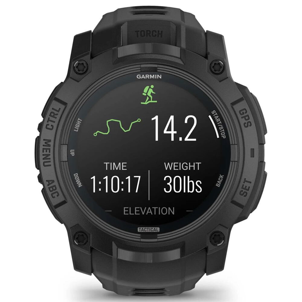 Garmin Instinct 3 AMOLED Tactical Edition Smartwatch 50mm in Black, , large